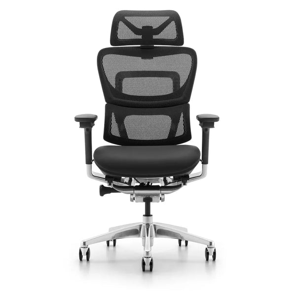 HKM-373203 Ergonomic Real Leather Executive Office Chair with Swivel Function