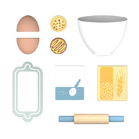 HKM-373203 Wooden Kitchen Food Toy Mixer Blender Set for Kids Pretend Play