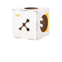 HKM-3734077 Eco-Friendly Corrugated Cat Villa House - Durable Cardboard Design for All Cat Breeds