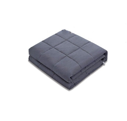 HKM-373587 Dark Gray Bamboo Fiber Gravity Blanket for Summer with Glass Bead Filling