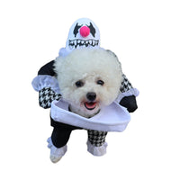 HKM-3738173 Demon Transformation Pet Costume for Halloween - Cloth Material, Available in Sizes S and L
