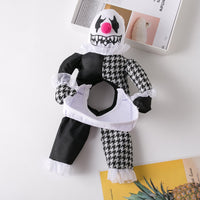 HKM-3738173 Demon Transformation Pet Costume for Halloween - Cloth Material, Available in Sizes S and L