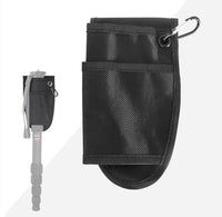 HKM-373971 Multifunctional Portable Nylon Monopod Waist Bag with Dual Storage Layers