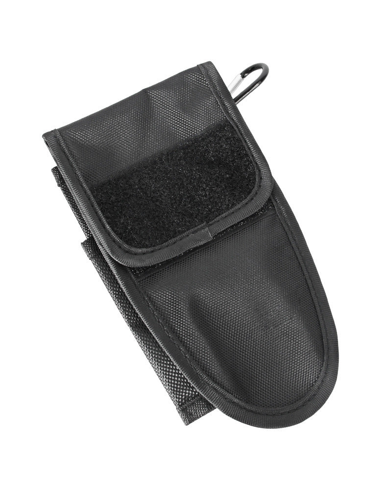 HKM-373971 Multifunctional Portable Nylon Monopod Waist Bag with Dual Storage Layers