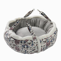 HKM-3740221 Multi-Functional Hanging Cat Hammock Nest - Flannel, PP Cotton, Cashmere, Alloy Materials