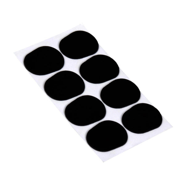 HKM-374099 Saxophone and Flute Head Silicone Tooth Pad Patch - Black, White, 0.3mm, 0.5mm, 0.8mm