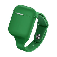 HKM-374099 Wristband Earphone Cover for Apple AirPods 1/2 - Durable Food-Grade Silicone, Multiple Colors Available