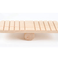 HKM-3741373 Wooden Hamster Seesaw for Stress Relief and Exercise - Natural Wood Pet Toy