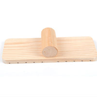 HKM-3741373 Wooden Hamster Seesaw for Stress Relief and Exercise - Natural Wood Pet Toy