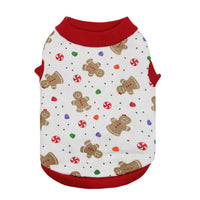 HKM-3741629 Festive Fleece Vest for Dogs and Cats - Casual Holiday Outfit
