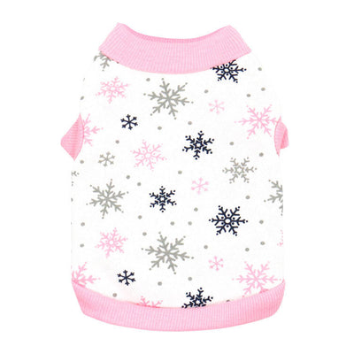 HKM-3741629 Festive Fleece Vest for Dogs and Cats - Casual Holiday Outfit