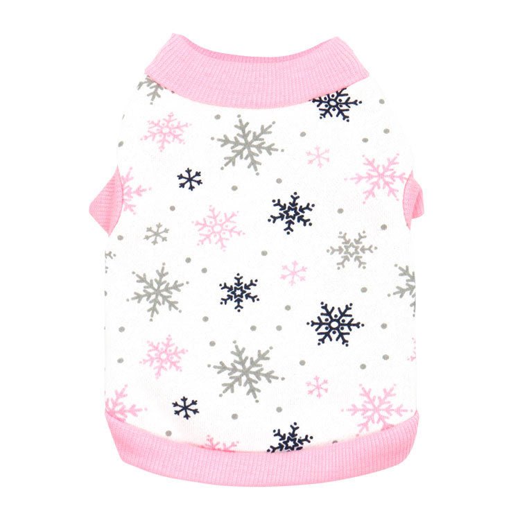 HKM-3741629 Festive Fleece Vest for Dogs and Cats - Casual Holiday Outfit