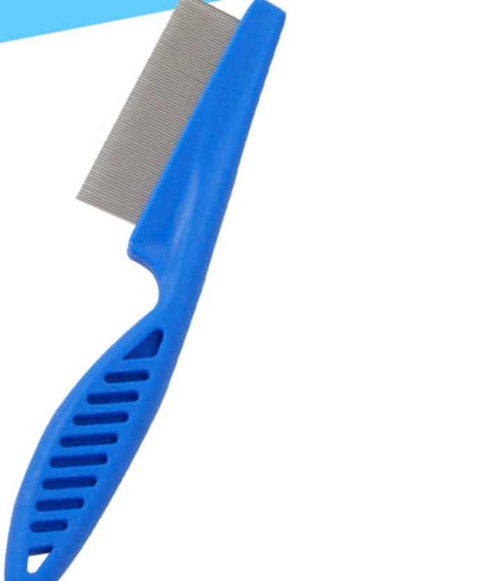 HKM-3742141 Flea and Mite Comb with Handle for Cats and Dogs - Natural, Chemical-Free Solution for Pet Care