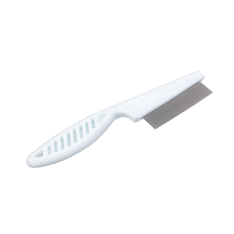 HKM-3742141 Flea and Mite Comb with Handle for Cats and Dogs - Natural, Chemical-Free Solution for Pet Care