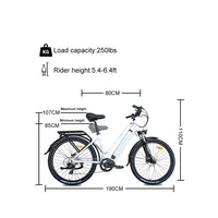 HKM-374227 Electric City Bike 48V 1000W Central Motor 27.5 Inch Mountain Bike with 7 Speed Gears and Hydraulic Brakes