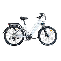 HKM-374227 Electric City Bike 48V 1000W Central Motor 27.5 Inch Mountain Bike with 7 Speed Gears and Hydraulic Brakes