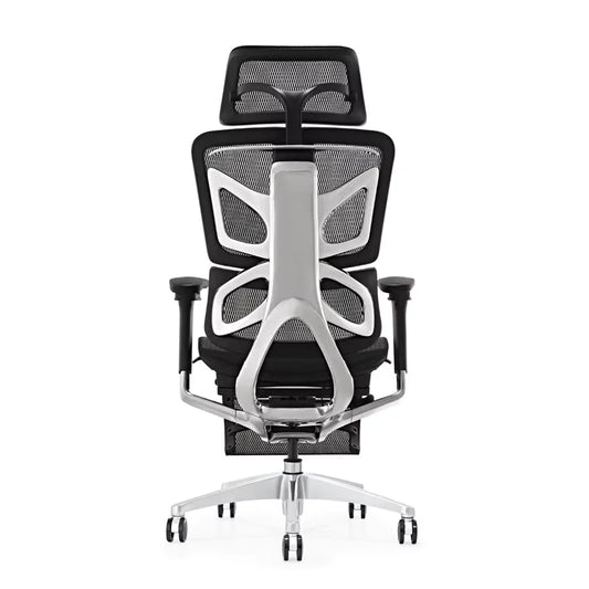 HKM-374355 Contemporary Leather Executive Office Chair with Adjustable Headrest and Ergonomic Design