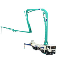 HKM-374547 1:55 Scale Diecast Concrete Mixer Pump Truck Model Toy for Ages 5-13