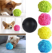 HKM-3745981 Interactive Plush Toy Ball for Pets - Colorful Stress Relief Stuffy for Cats and Dogs