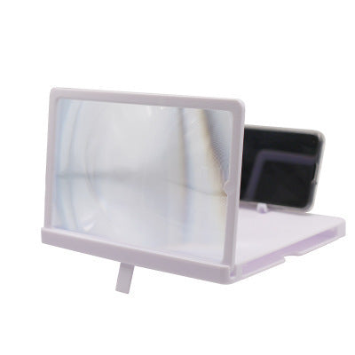 HKM-374611 3D Mobile Phone Screen Magnifier with Adjustable Lazy Bracket for Horizontal & Vertical Use