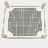 HKM-3746365 Wooden Camping Bed for Cats - 44x51cm Cat Litter Solution