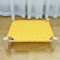 HKM-3746365 Wooden Camping Bed for Cats - 44x51cm Cat Litter Solution