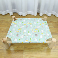 HKM-3746365 Wooden Camping Bed for Cats - 44x51cm Cat Litter Solution