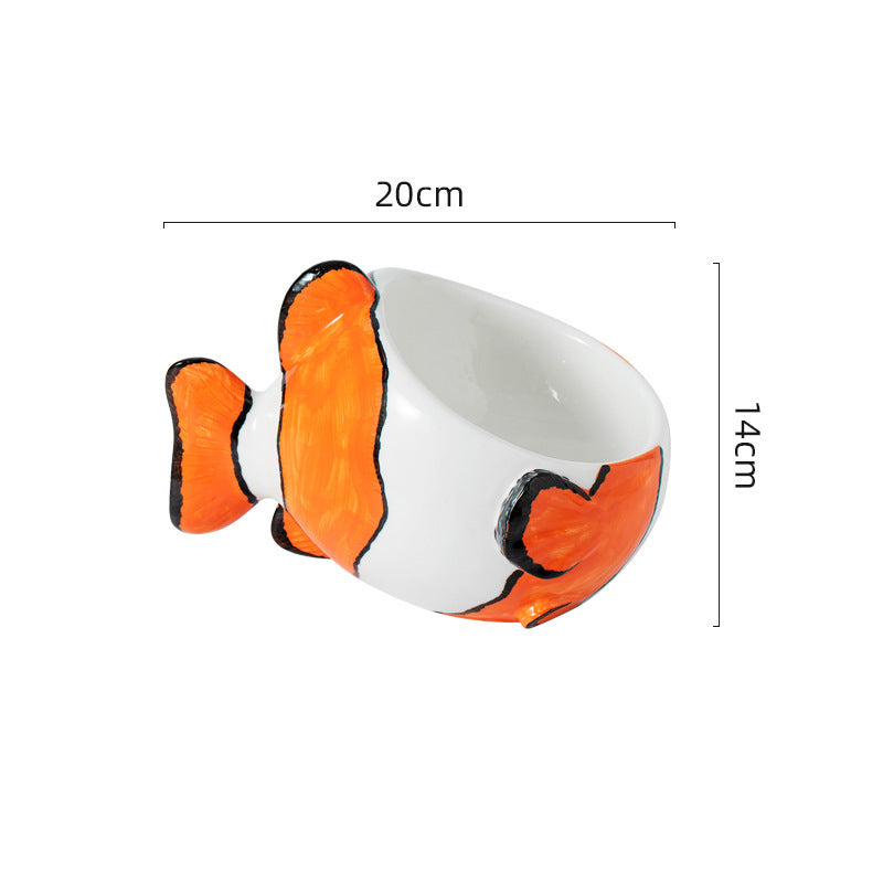 HKM-3746493 Ceramic Cat Bowl Designed to Support Cervical Spine Health with Automatic Feeding Feature