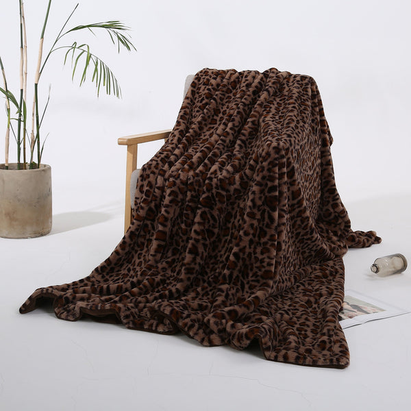 HKM-374675 Cozy Crystal Short Plush Children's Nap Sofa Blanket - Multiple Colors Available