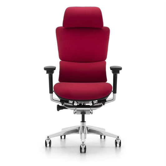HKM-374675 Ergonomic Adjustable Swivel Office Chair with Fabric Upholstery and Rocking Feature