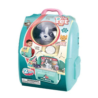 HKM-374739 Interactive Pet Backpack Toy for Kids - Simulation Puppy Dog for Ages 2-7