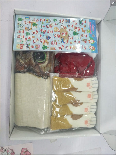 HKM-374867 Assorted Items Box - Blue Accessories and Random Color Pieces