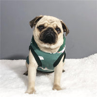 HKM-3752637 Cotton Crocodile Vest for Summer Wear ¨C Lightweight Casual Pet Clothing for Bulldogs