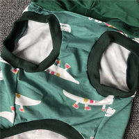 HKM-3752637 Cotton Crocodile Vest for Summer Wear ¨C Lightweight Casual Pet Clothing for Bulldogs