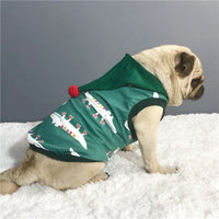 HKM-3752637 Cotton Crocodile Vest for Summer Wear ¨C Lightweight Casual Pet Clothing for Bulldogs