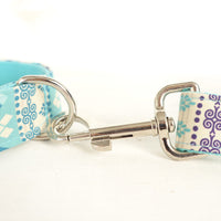 HKM-3754045 Durable Polyester Dog Collar and Leash Set with Bow Tie Design, Multiple Sizes Available