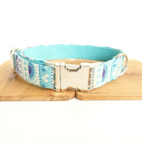 HKM-3754045 Durable Polyester Dog Collar and Leash Set with Bow Tie Design, Multiple Sizes Available