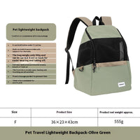 HKM-3754301 Lightweight Portable Pet Backpack for Small Pets - Breathable Design for All Seasons