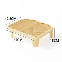 HKM-3755325 Double Cat Litter Control Mat for Effective Cleaning and Anti-Slip Comfort