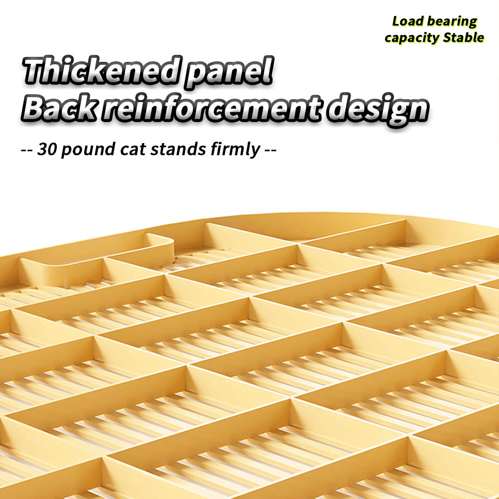 HKM-3755325 Double Cat Litter Control Mat for Effective Cleaning and Anti-Slip Comfort