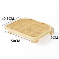 HKM-3755325 Double Cat Litter Control Mat for Effective Cleaning and Anti-Slip Comfort
