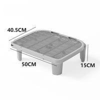 HKM-3755325 Double Cat Litter Control Mat for Effective Cleaning and Anti-Slip Comfort