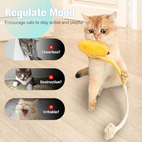 HKM-3756221 Sisal Rope Cat Chew Toys with Catnip and Silvervine - Safe, Bite-Resistant Dental Fun for Indoor Cats