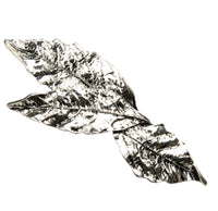 HKM-375635 Retro Leaf Design Hairpin for Women - Korean Style Bangs Clip