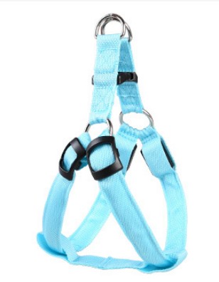 HKM-3757117 LED Luminous Dog Chest Strap with Interchangeable Leash - Multiple Colors & Flashing Modes