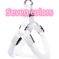 HKM-3757117 LED Luminous Dog Chest Strap with Interchangeable Leash - Multiple Colors & Flashing Modes