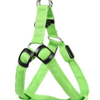 HKM-3757117 LED Luminous Dog Chest Strap with Interchangeable Leash - Multiple Colors & Flashing Modes