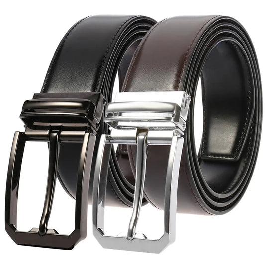 HKM-375763 Elegant Men’s Pin Buckle Leisure Belt - Model LY35-3557-1