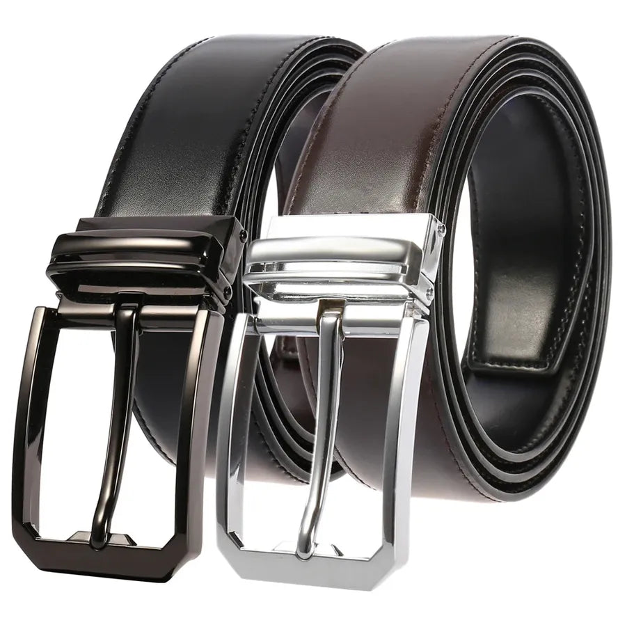HKM-375763 Elegant Men’s Pin Buckle Leisure Belt - Model LY35-3557-1