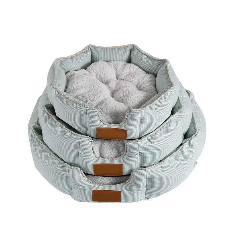 HKM-3757885 Comfortable Winter Pet Cotton Nest Mat for Cats and Dogs